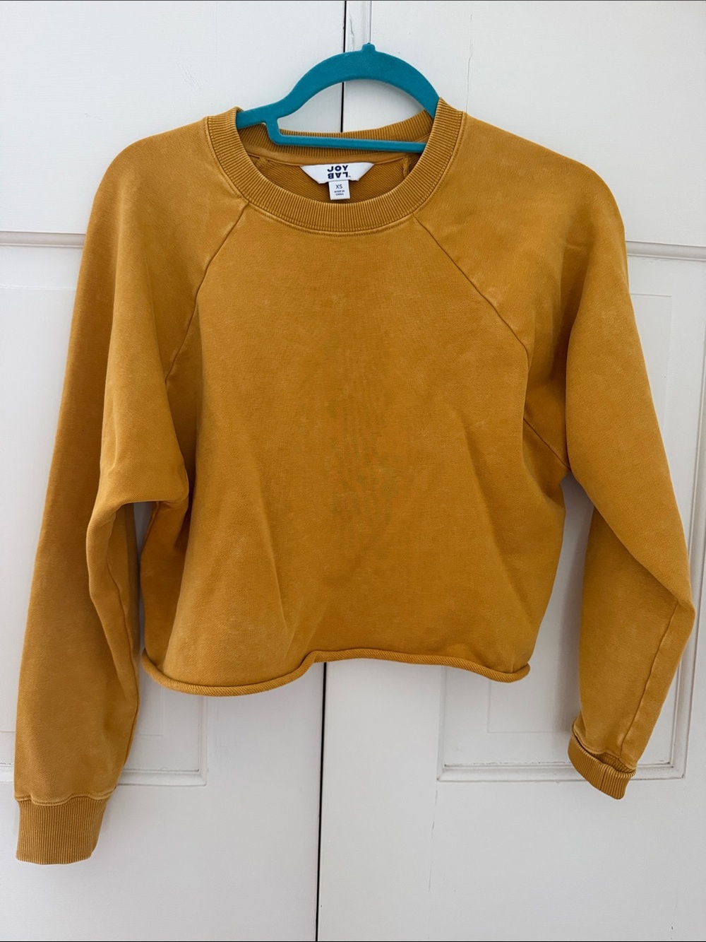 JoyLab Mustard Yellow Crewneck Sweatshirt - Women's